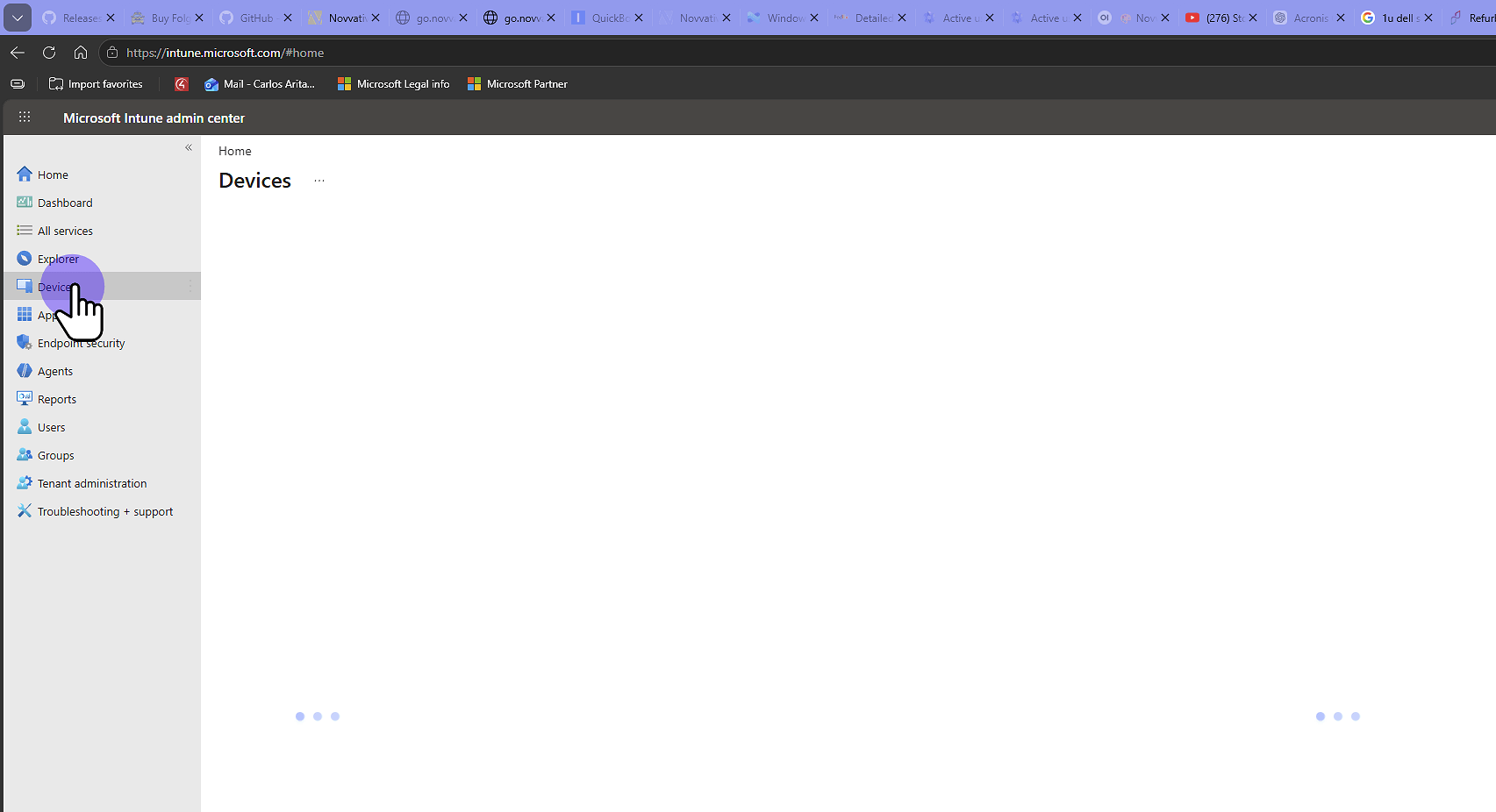 Click "Devices"