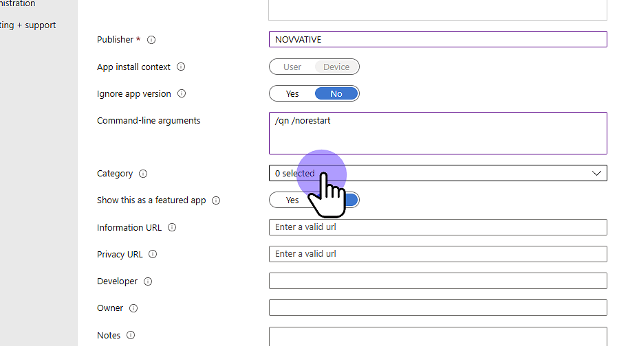 Click "Category"