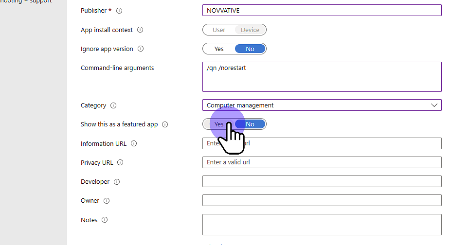 Click "Yes"
