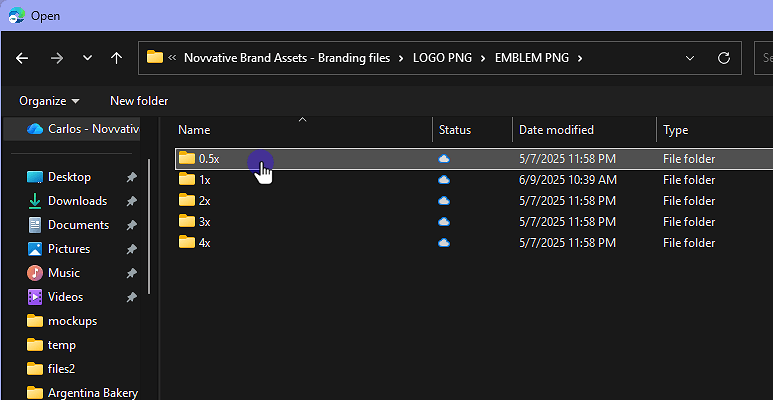 Click "0.5x"