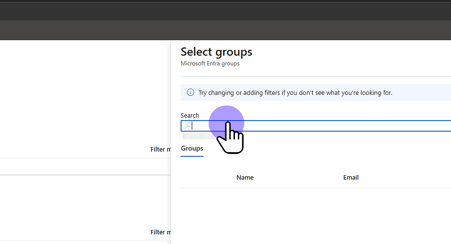 Click "Search"