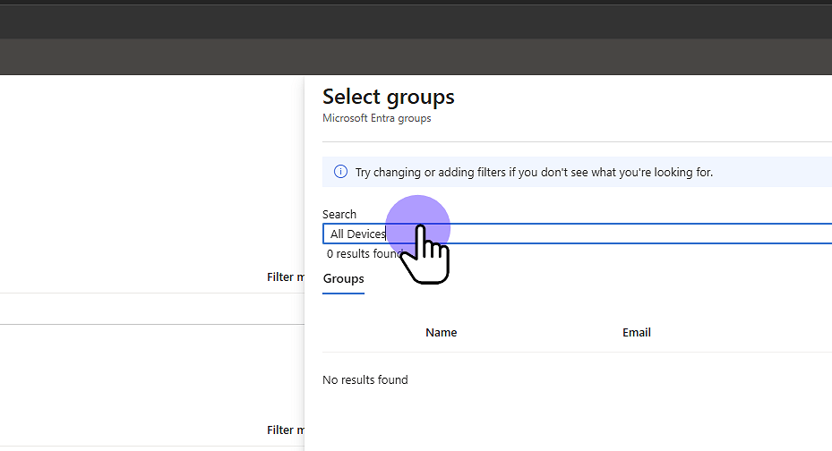 Click "Search"