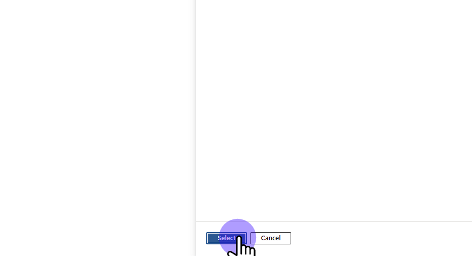 Click "Select"